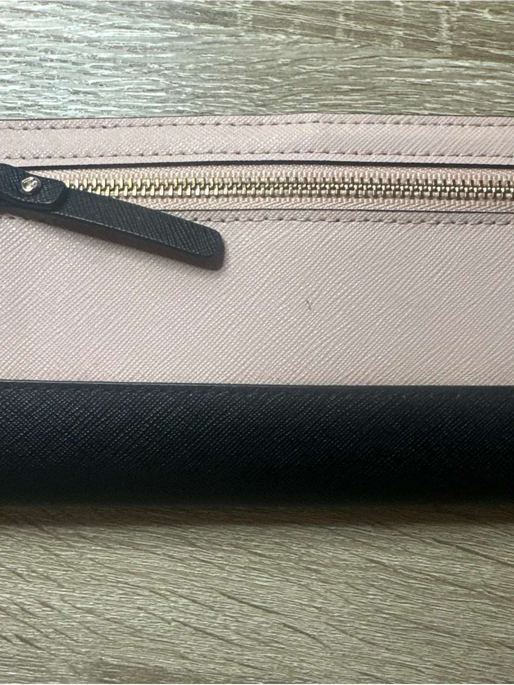 Kate Spade New York Laurel Way Stacy Wallet in Pink and Black color block